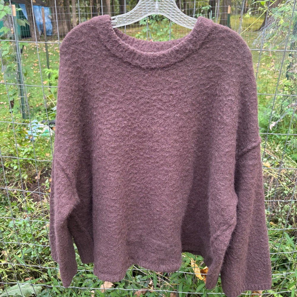 Free people brown sweater